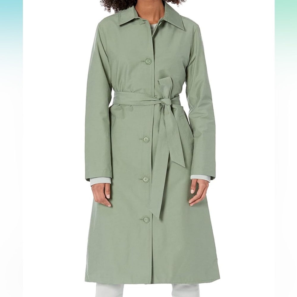 Amazon Essentials Women’s Size L Trench Coat BRAND NEW